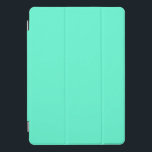 Cubierta Para iPad Pro Solid neon mint cyan green<br><div class="desc">Solid neon mint cyan green design.</div>