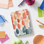 Cubierta Para iPad Pro Temporada de cítricos - Piedras de coral y azul<br><div class="desc">Temporada 2 del Citrus por Chariklia Zarris. Las acuarelas se utilizan para crear varias formas de piedra en corales y azules.</div>