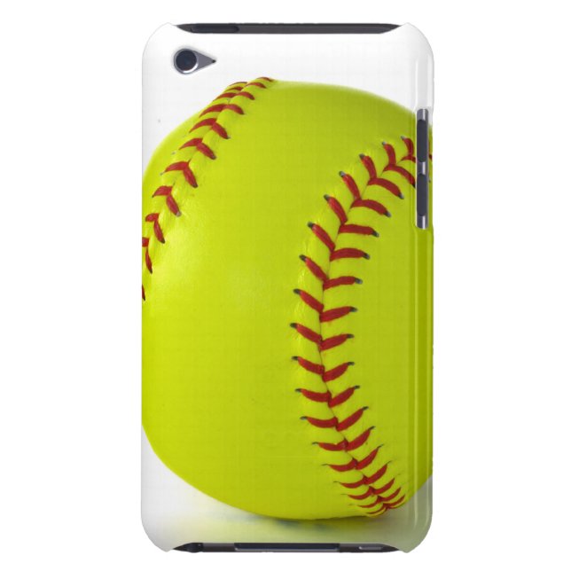 Cubierta Para iPod De Barely There Caja de IPod del softball (Atrás)