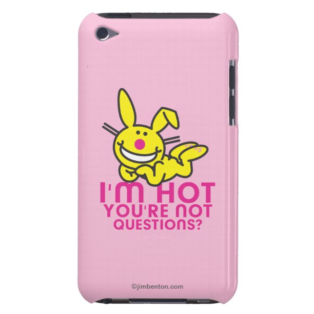 Cubierta Para iPod De Barely There Soy caliente usted no soy (Atrás)