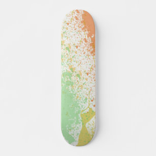 Cubierta para patinaje en patineta para pintura pa