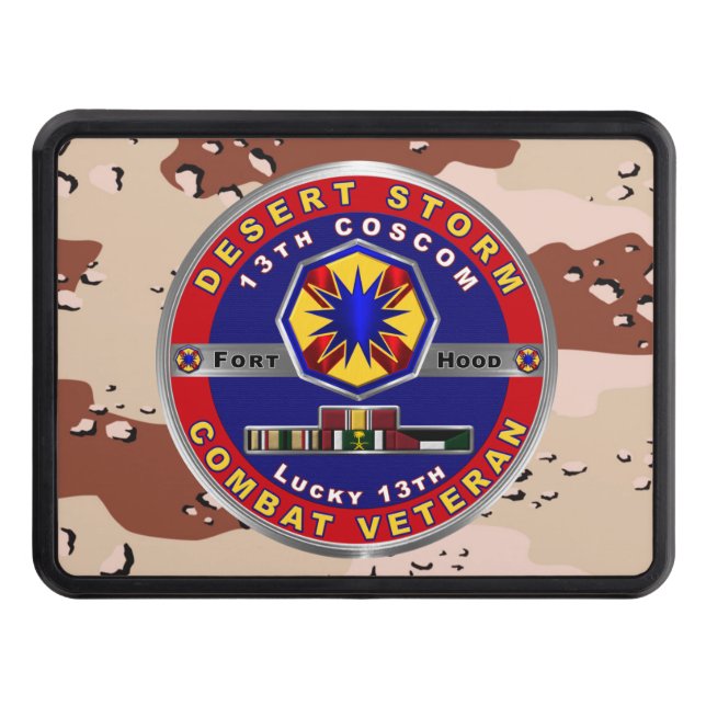 Cubierta Para Remolque 13.º comando de apoyo del Cuerpo Veterano de torme (Anverso)