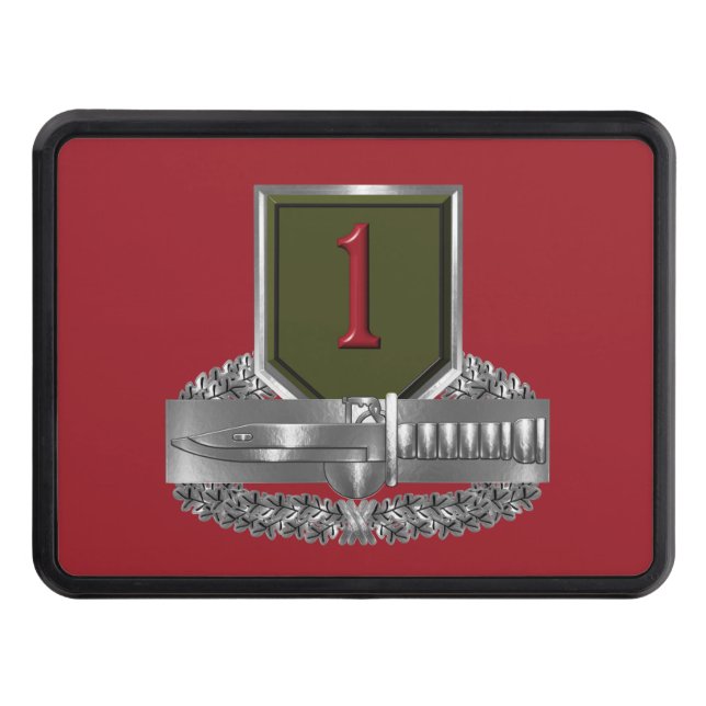 Cubierta Para Remolque 1.ª División de Infantería "Badge de Acción de Com (Anverso)