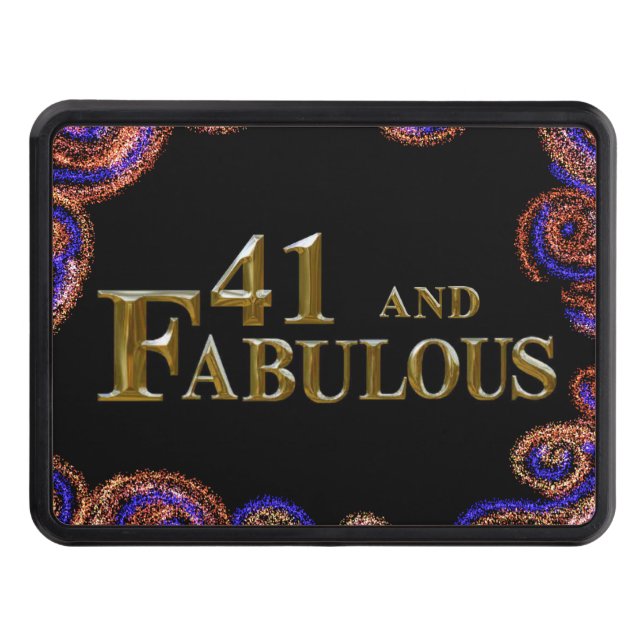 Cubierta Para Remolque 41 cumpleaños (Anverso)