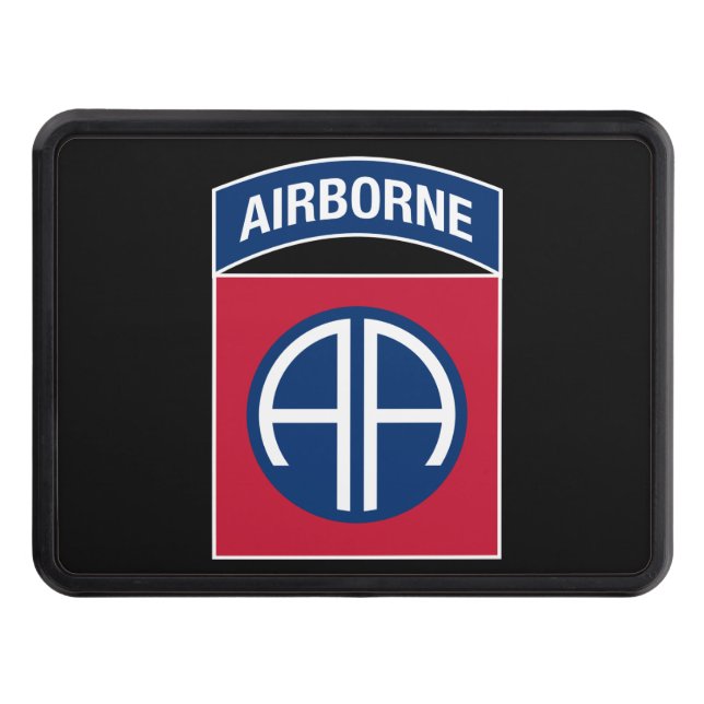 Cubierta Para Remolque 82ª División Aérea Insignia Veterano Militar (Anverso)