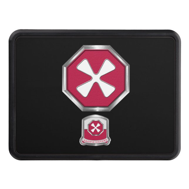 Cubierta Para Remolque 8.º Parche Personalizado del Ejército (Anverso)