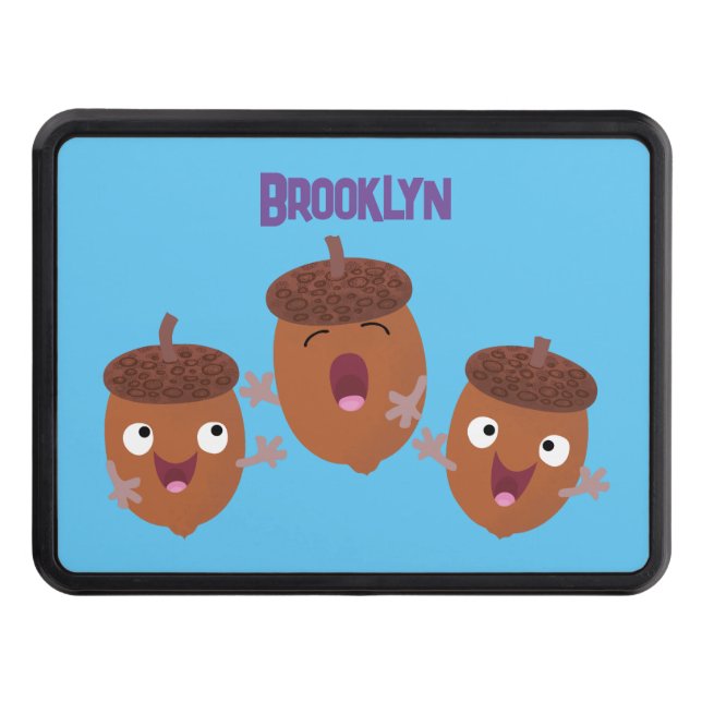 Cubierta Para Remolque Agradables bellotas cantando personalizado para lo (Anverso)