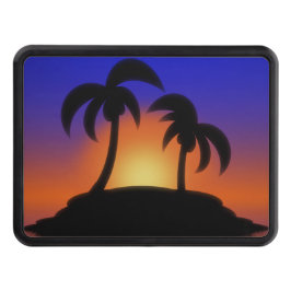 Cubierta Para Remolque Amanecer del árbol de palmas