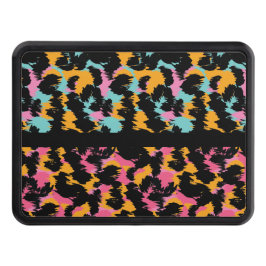 Cubierta Para Remolque Animales Cheetah Impresión Rosa Verde azulado Dos 