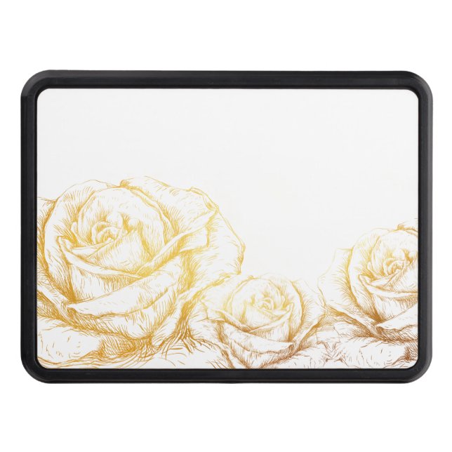 Cubierta Para Remolque Antecedentes personalizados Rosas de cosecha Flora (Anverso)