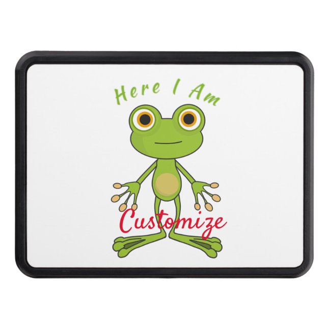 Cubierta Para Remolque Aquí estoy la rana linda Thunder_Cove  (Anverso)