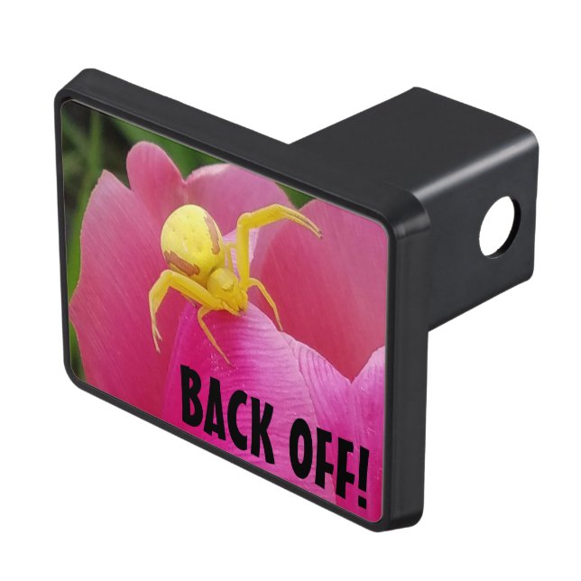 Cubierta Para Remolque Araña de cangrejo amarillo brillante Tulipán rosad (Parte superior derecha)