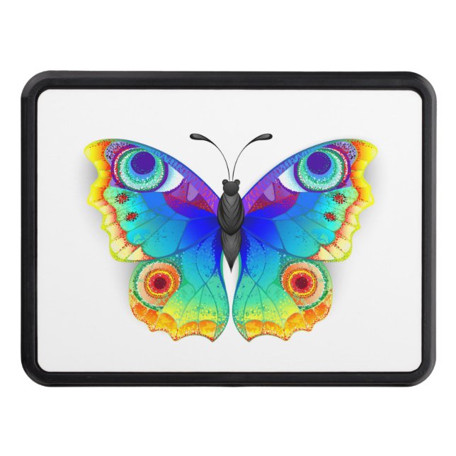 Cubierta Para Remolque Arcoiris mariposa Peacock Eye (Anverso)