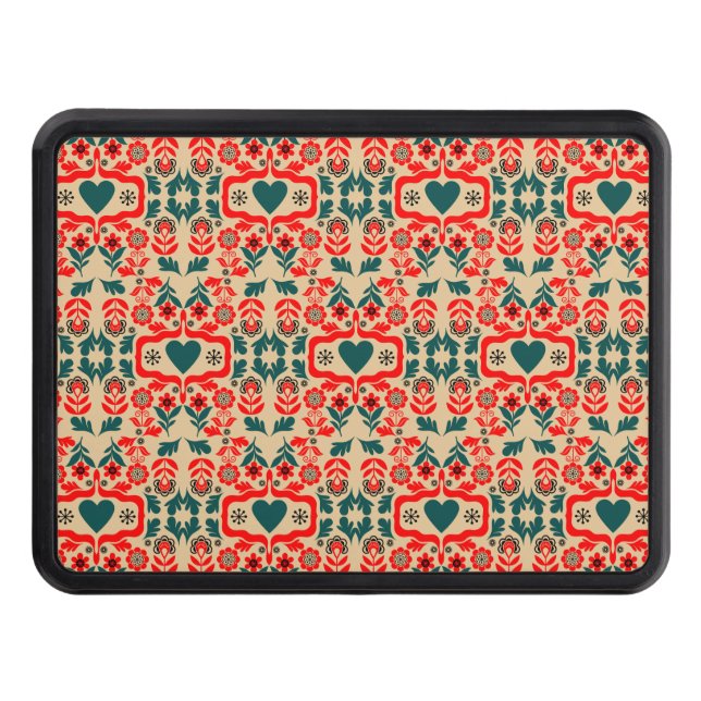 Cubierta Para Remolque Arte de flores abstractas boho (Anverso)