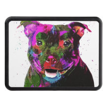 Arte pop colorido de Staffordshire Terrier