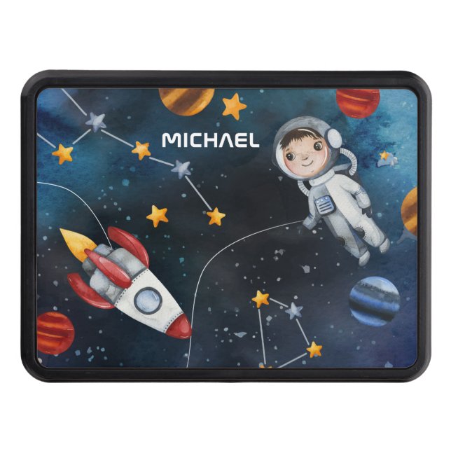 Cubierta Para Remolque Astronauta del espacio ultraterrestre personalizad (Anverso)