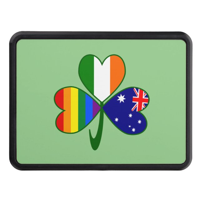 Cubierta Para Remolque Australia Irlanda Orgullo gay Shamrock (Anverso)