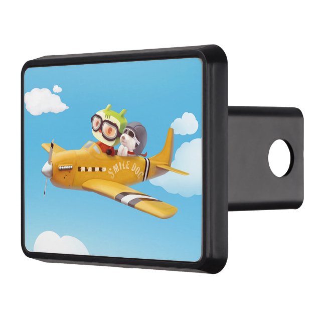 Cubierta Para Remolque Aventura voladora con perro (Izquierda)