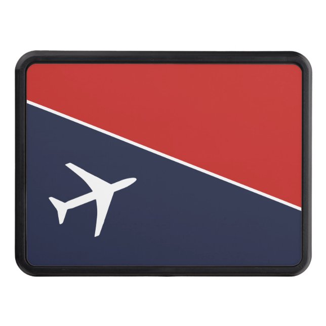 Cubierta Para Remolque Aviación piloto de aviones Funky White (Anverso)