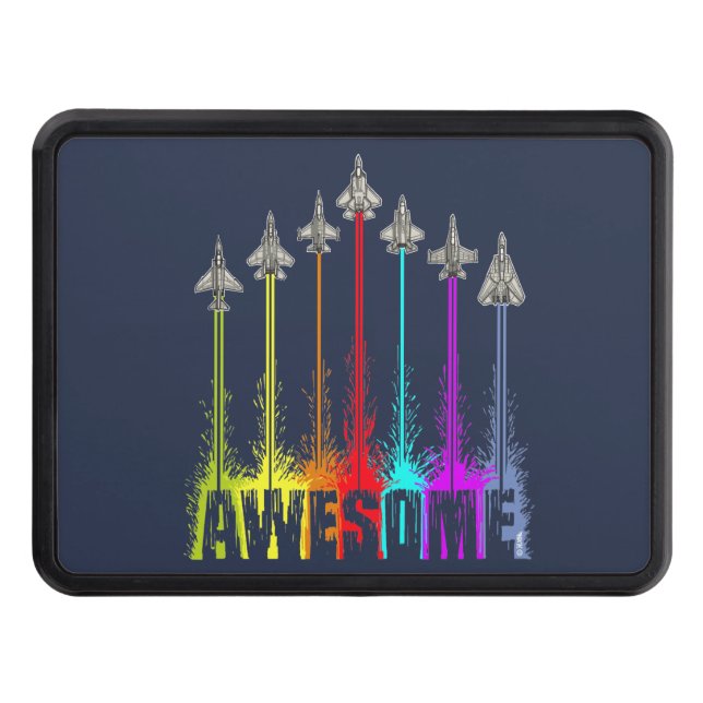 Cubierta Para Remolque Aviones de combate impresionantes (Anverso)