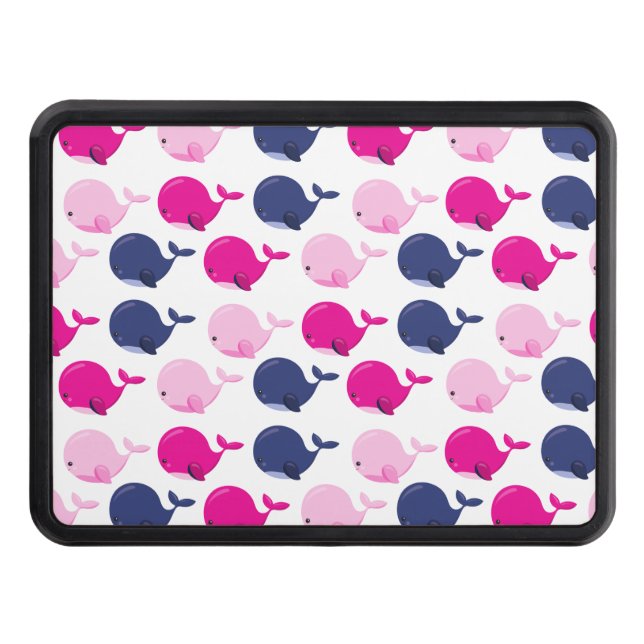 Cubierta Para Remolque Ballenas, Patrón De Ballenas, Animales Marinos (Anverso)