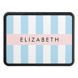 Cubierta Para Remolque Bandas azules, Patrón rayado, Líneas, Su Nombre