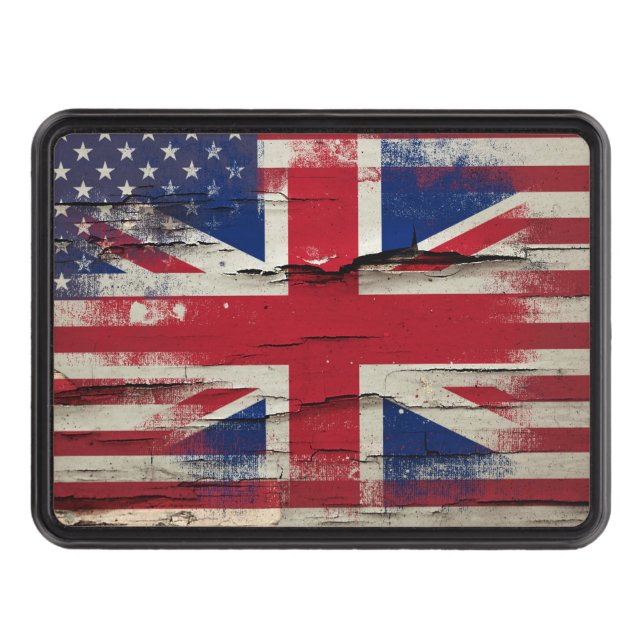 Cubierta Para Remolque Bandera americana británica de la pintura el | del (Anverso)