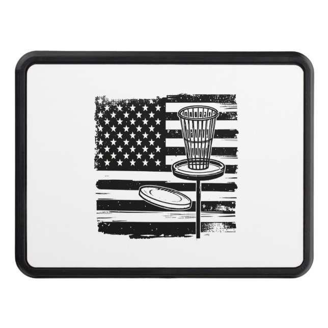 Cubierta Para Remolque Bandera Americana de Golf de Disco (Anverso)