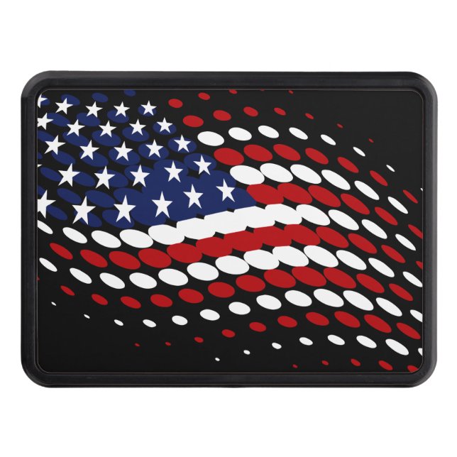 Cubierta Para Remolque Bandera americana de los E.E.U.U. del tono medio (Anverso)