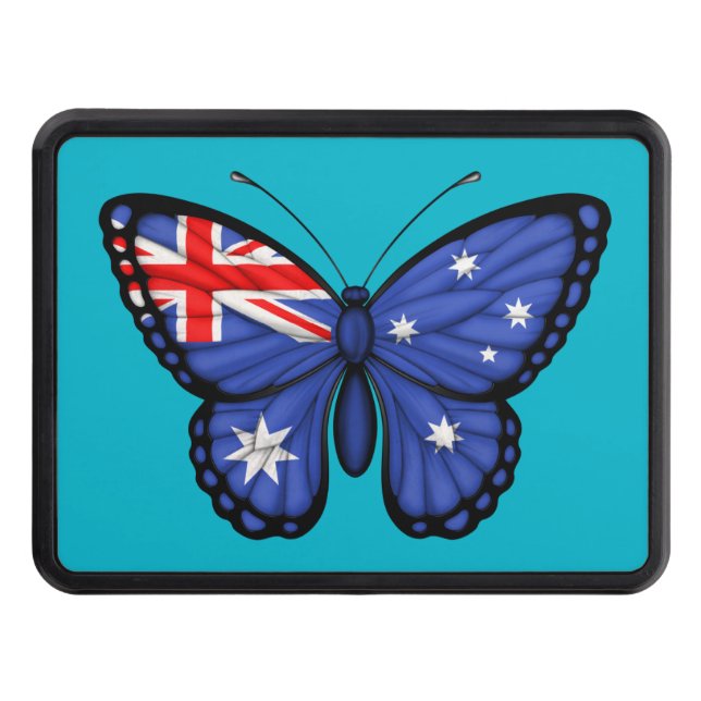 Cubierta Para Remolque Bandera australiana de la mariposa (Anverso)