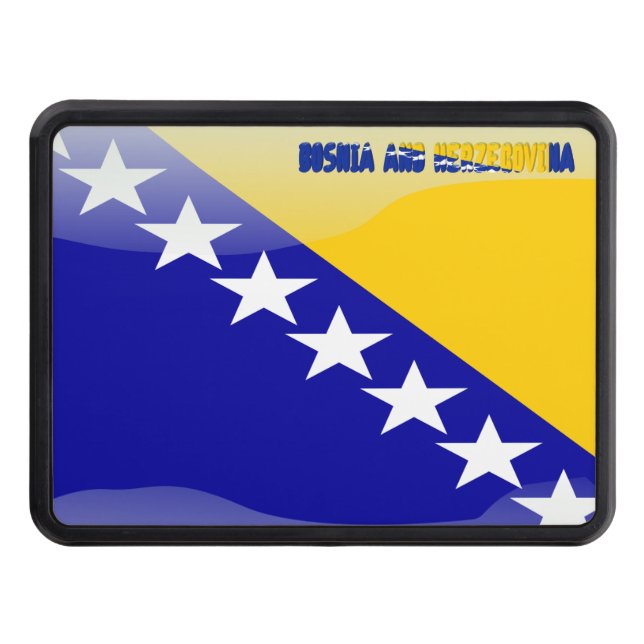 Cubierta Para Remolque Bandera brillante bosnio (Anverso)