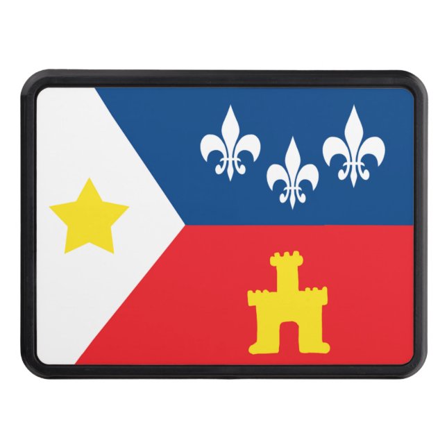 Cubierta Para Remolque Bandera de Cajun Acadiana (Anverso)