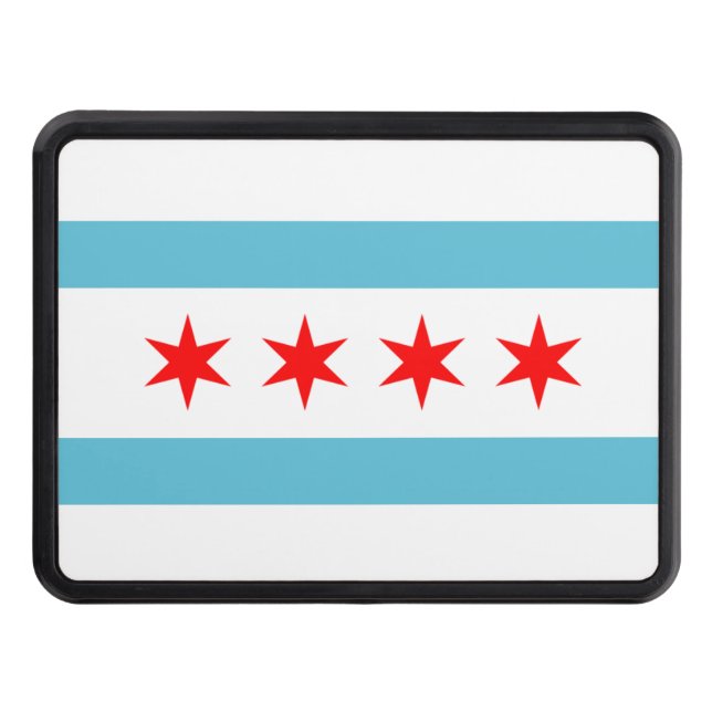 Cubierta Para Remolque Bandera de la ciudad de Chicago (Anverso)