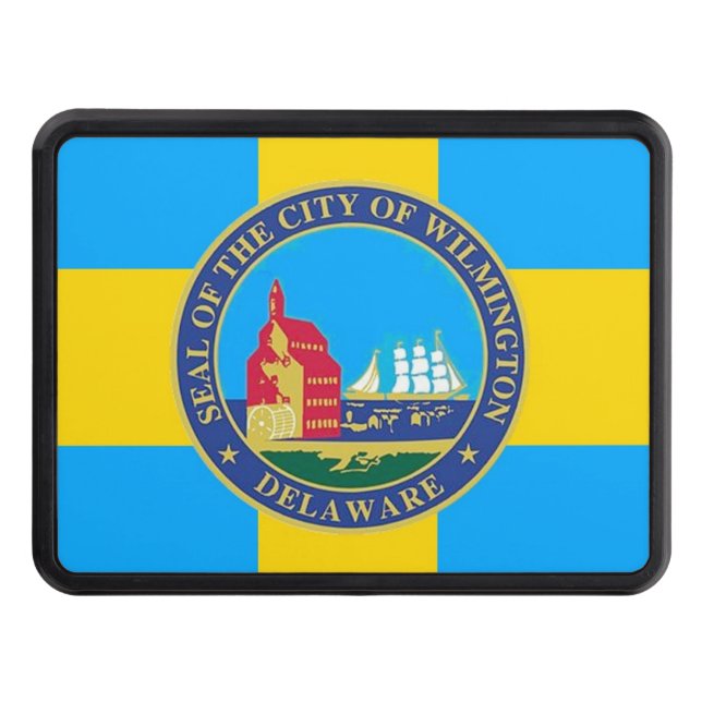 Cubierta Para Remolque Bandera de la ciudad de Wilmington, Delaware (Anverso)