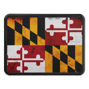Cubierta Para Remolque Bandera del estado de Maryland Patriótico Grunge