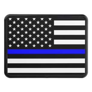 Cubierta Para Remolque Bandera delgada de la línea azul (Estados Unidos)