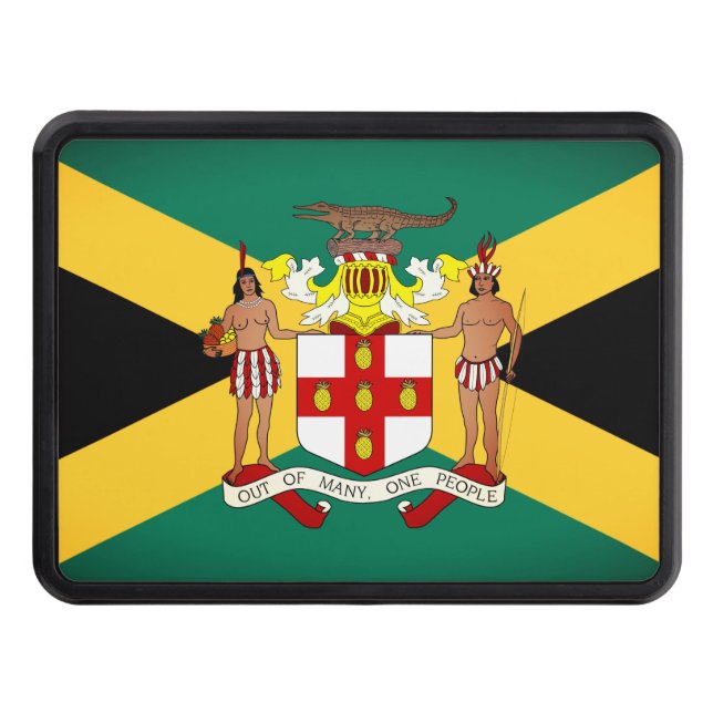 Cubierta Para Remolque Bandera/Escudo de armas de Jamaica (Anverso)