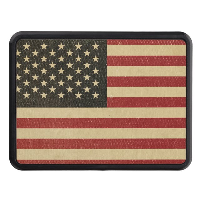 Cubierta Para Remolque Bandera estadounidense vintage (Anverso)