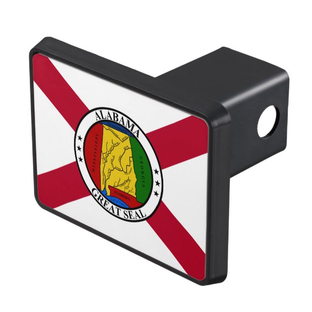 Cubierta Para Remolque Bandera estatal de Alabama/Sello estatal superpues (Parte superior derecha)