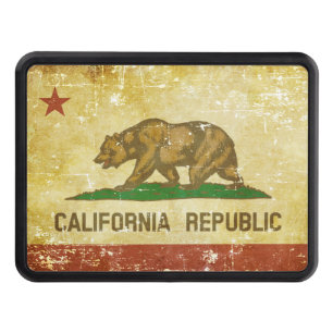 Cubierta Para Remolque Bandera Estatal Patriótica de California