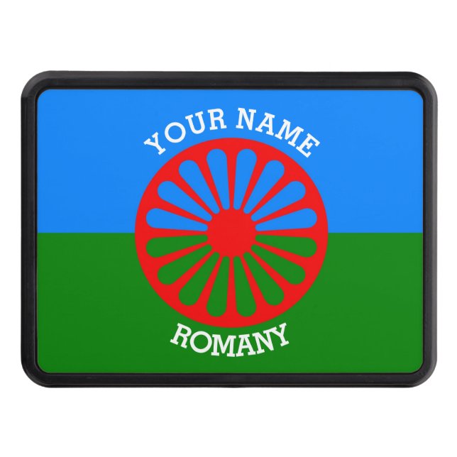 Cubierta Para Remolque Bandera gitana personalizada de los viajeros del (Anverso)