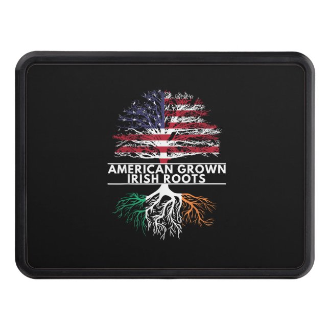 Cubierta Para Remolque Bandera irlandesa de raíces de la cosecha estadoun (Anverso)