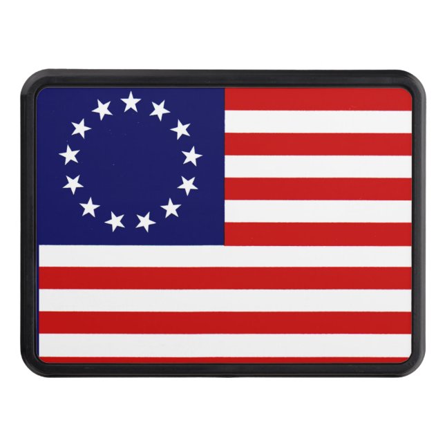 Cubierta Para Remolque Bandera patriótica de Betsy Ross del americano (Anverso)