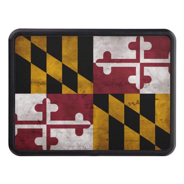 Cubierta Para Remolque Bandera resistida del estado de Maryland del (Anverso)