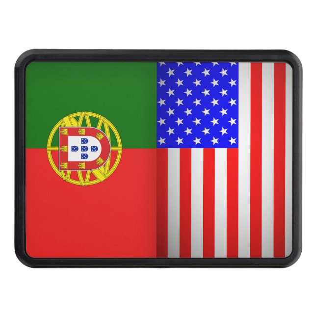Cubierta Para Remolque Banderas de Estados Unidos de Portugal (Anverso)