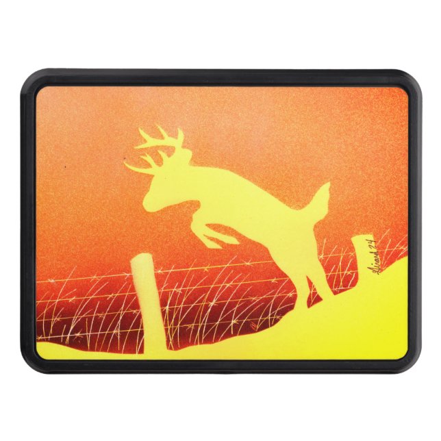 Cubierta Para Remolque Barrera de saltos de ciervos Whitetail (Anverso)