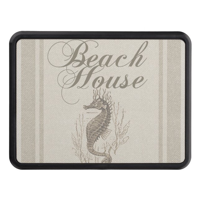 Cubierta Para Remolque Beach House Seahorse Seashore (Anverso)