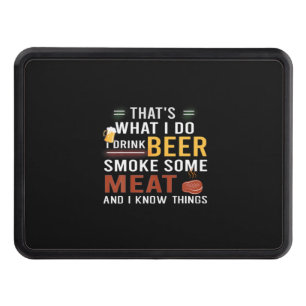 Cubierta Para Remolque Bebe Bebe Bebe Cerveza Humo Carne Cumpleaños