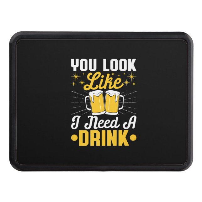Cubierta Para Remolque Beer Drinker I Need A Drink Beer Birthday (Anverso)