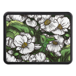 Cubierta Para Remolque Begonias blancas